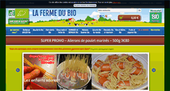 Desktop Screenshot of fermedubio.com